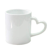 love heart style handled mug